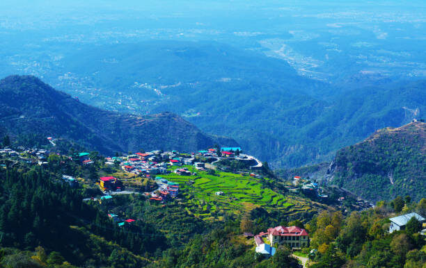 Mountain View and Step Farming in Mussoorie, Dehradun, Uttarakhand